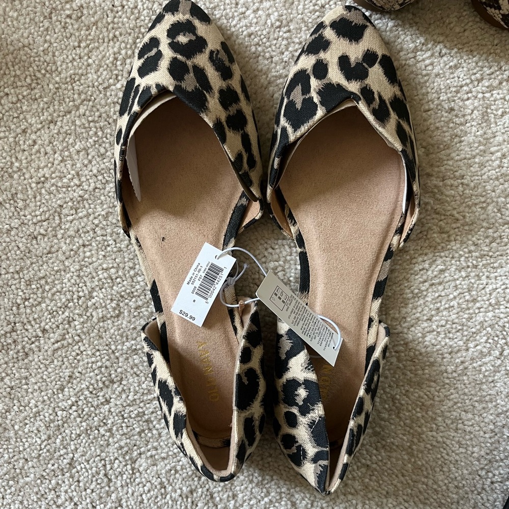 Old Navy leopard flats